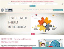 Tablet Screenshot of primebpm.com